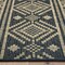 Homeroots 5 x 8 ft. Black & Brown Geometric Indoor & Outdoor Area Rug 396221 - alternate 9